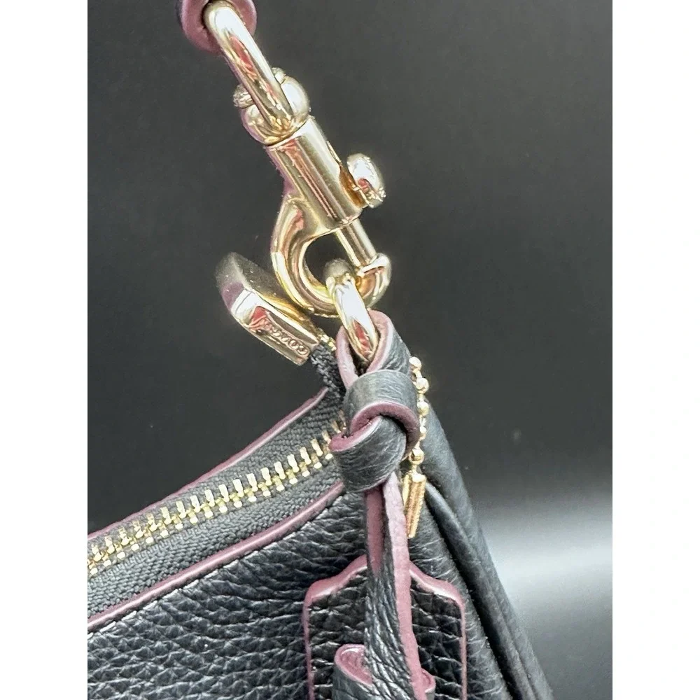 Coach Teri Shoulder Bag with Debossed‎ Coach Heritage Patch + Tassel